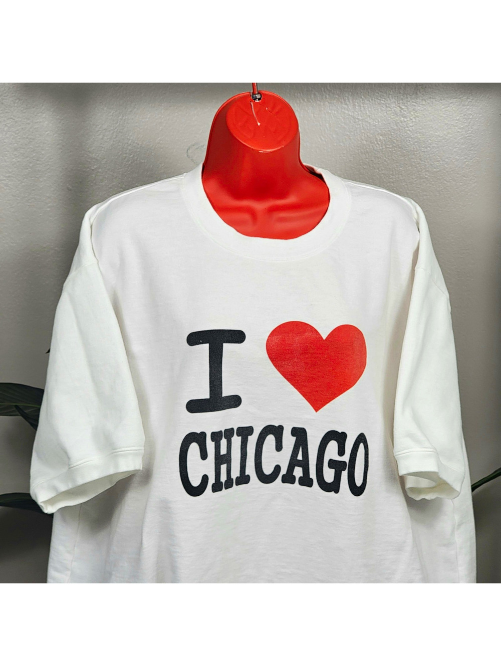 I Love Chicago Short Sleeve Sweatshirt Size Large I Heart NY